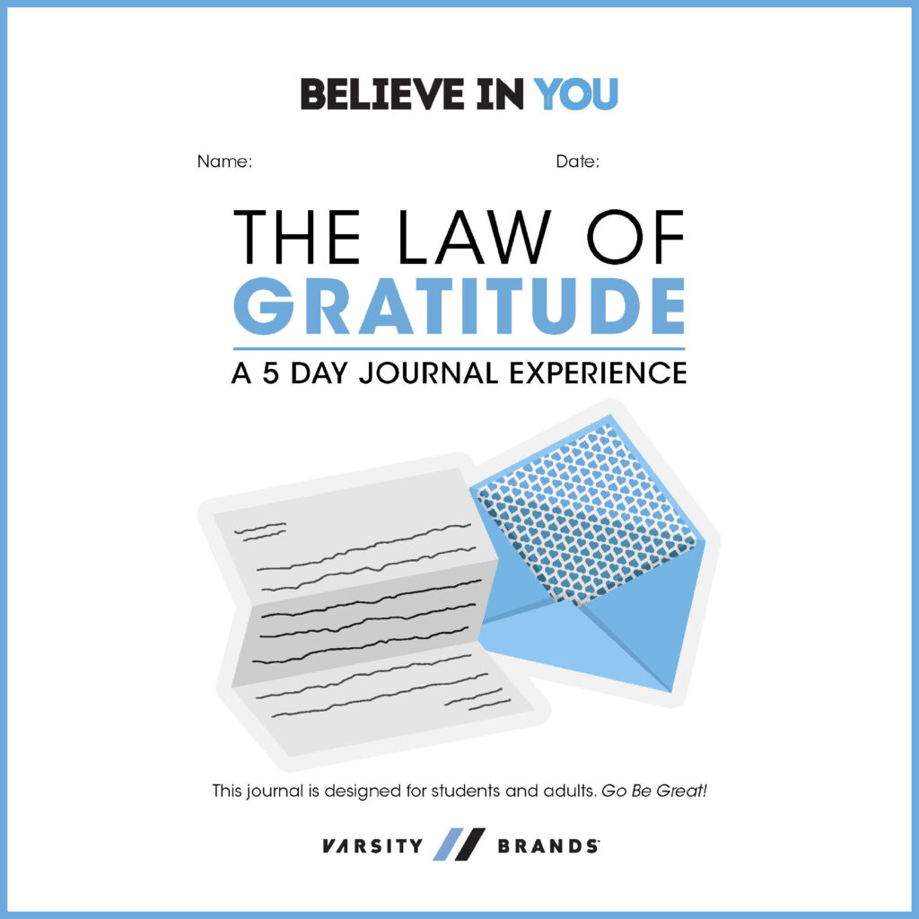 The Law of Gratitude Journal